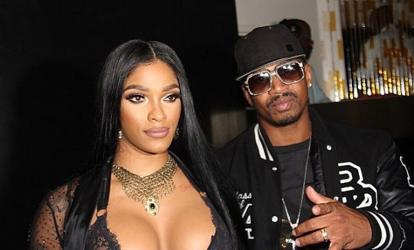 A picture of the ex-couple of Joseline Hernandez and Stevie J.